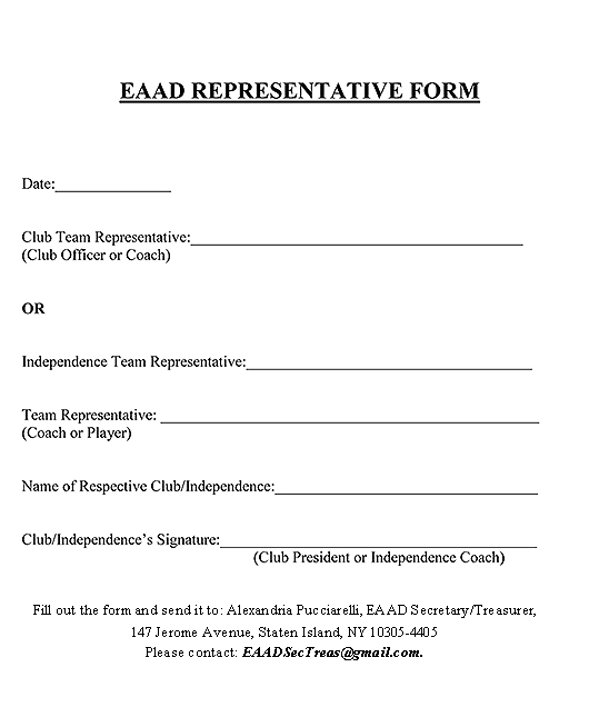 2013 EAAD Delegate Registration Form